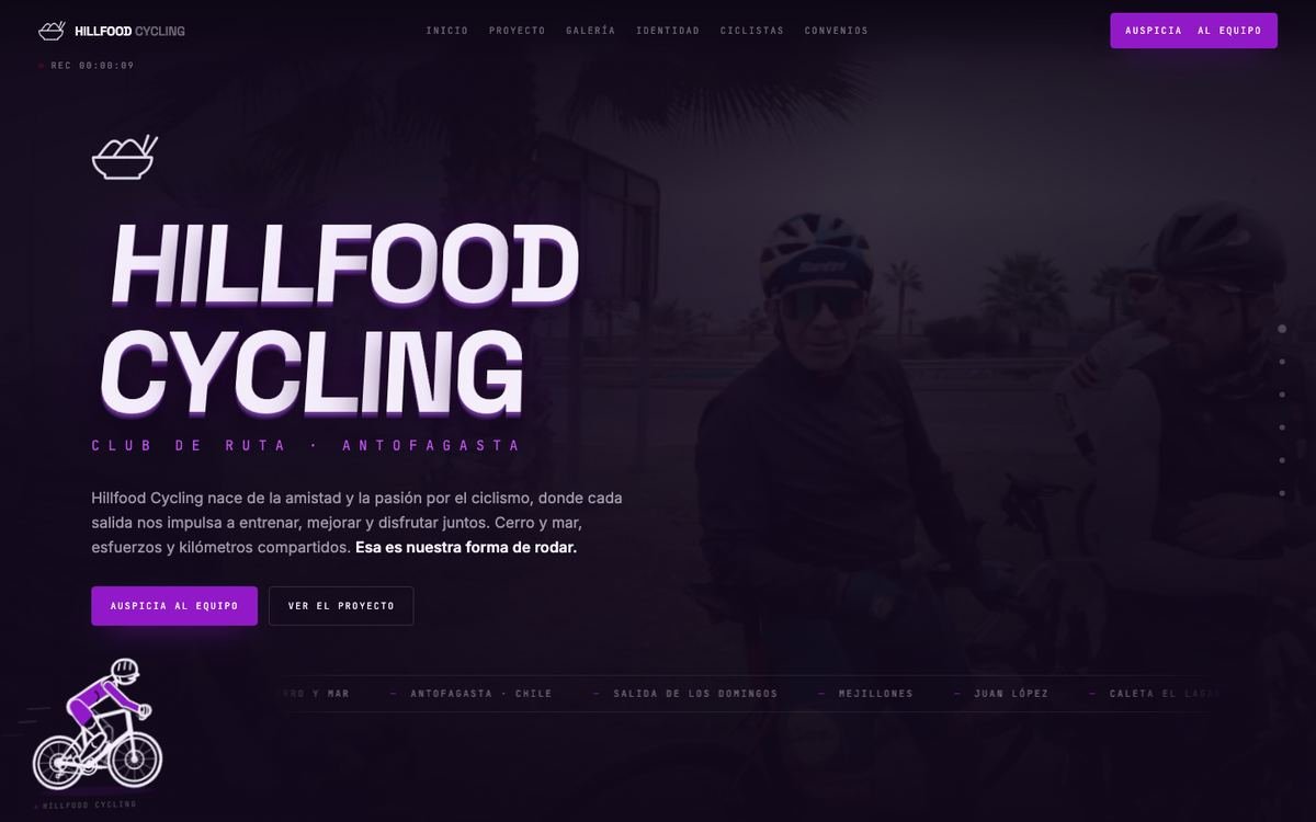 Hillfood Cycling · equipo de ruta