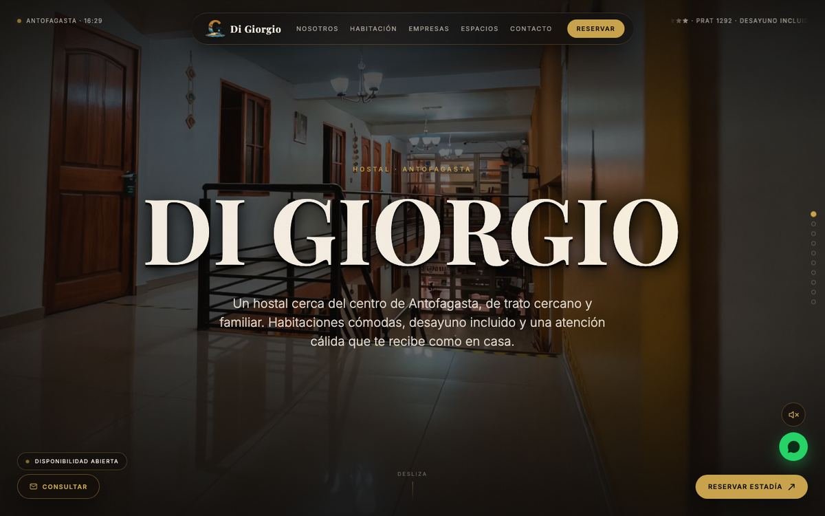 Hostal Di Giorgio · sitio con reservas y pago en línea